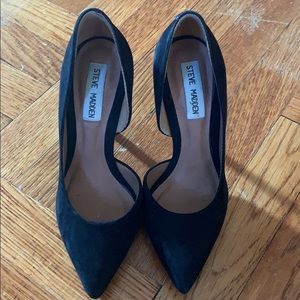 Steve Madden black high heel pumps